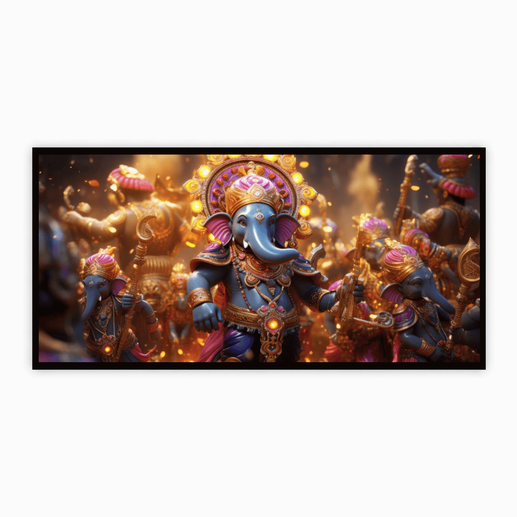 : Dancing Ganesh Ji Idol - Divine Art for Home Décor & Worship