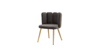 CreativeDecore Velvet marsillio   Accent Chair/dining chair/café chair/side chair   for  Living Room, dining room ,restaurant  Armchair  with Gold Legs.