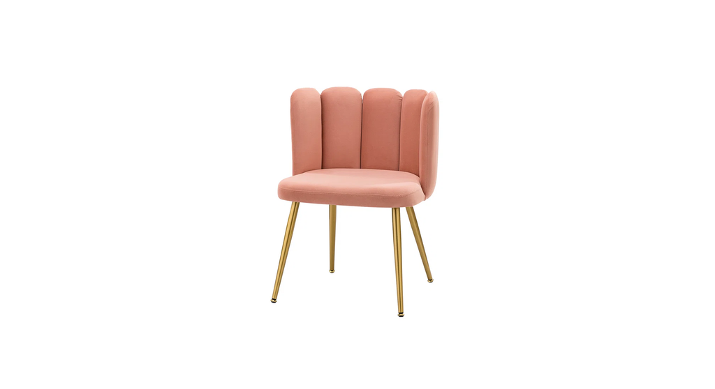 CreativeDecore Velvet marsillio   Accent Chair/dining chair/café chair/side chair   for  Living Room, dining room ,resturant  Armchair  with Gold Legs.