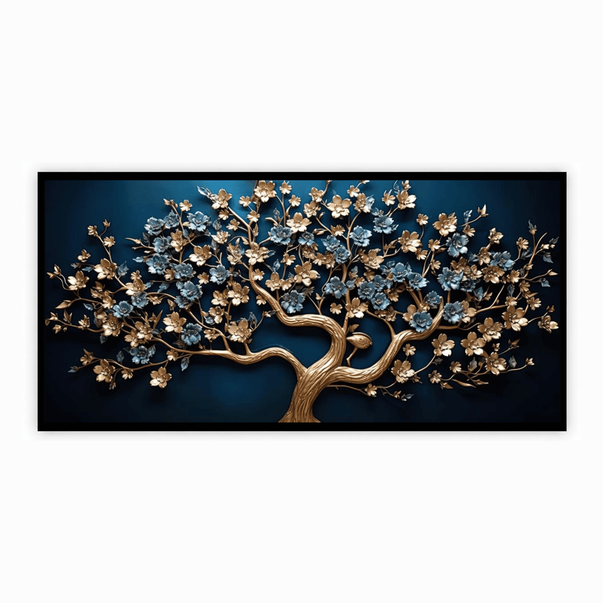 Gold Ruby tree: Wall Paintings by Creative Decor
