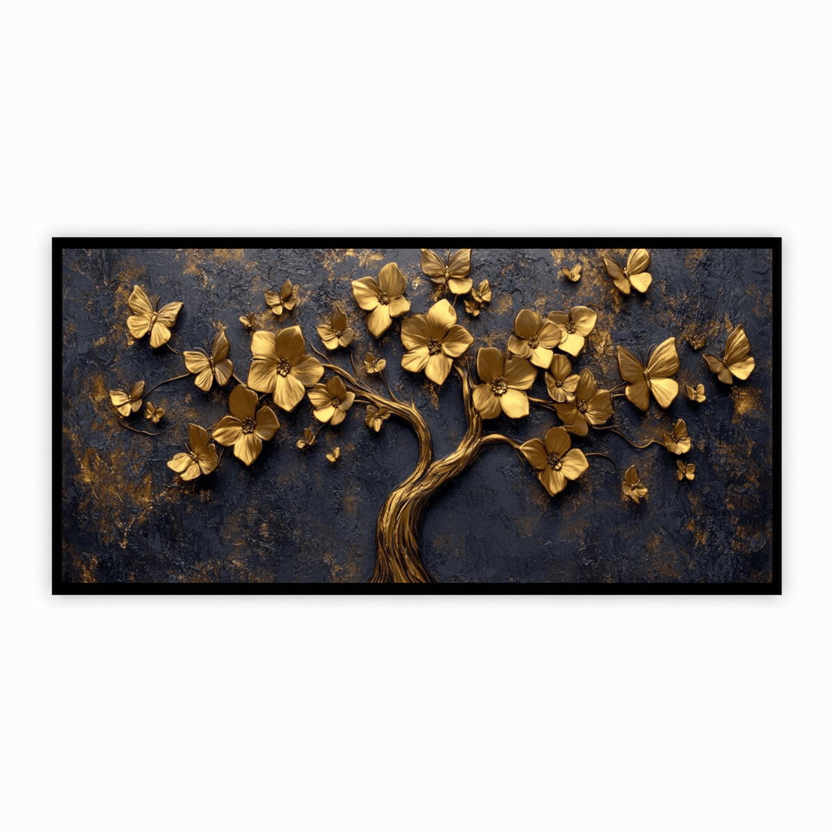 All gold In tree: Wall Paintings by Creative Decor