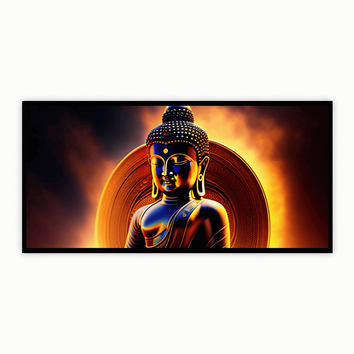 : Buddha Ji with Yellow Light Background