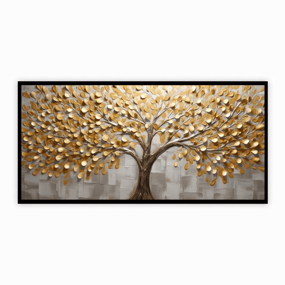 Gold Leaf tree: Wall Paintings by Creative Decor