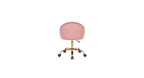 CreativeDecore Velvet Hindmen  task chair /study chair /office chair   for  study  Room, office  , swivel Armchair  with Gold base