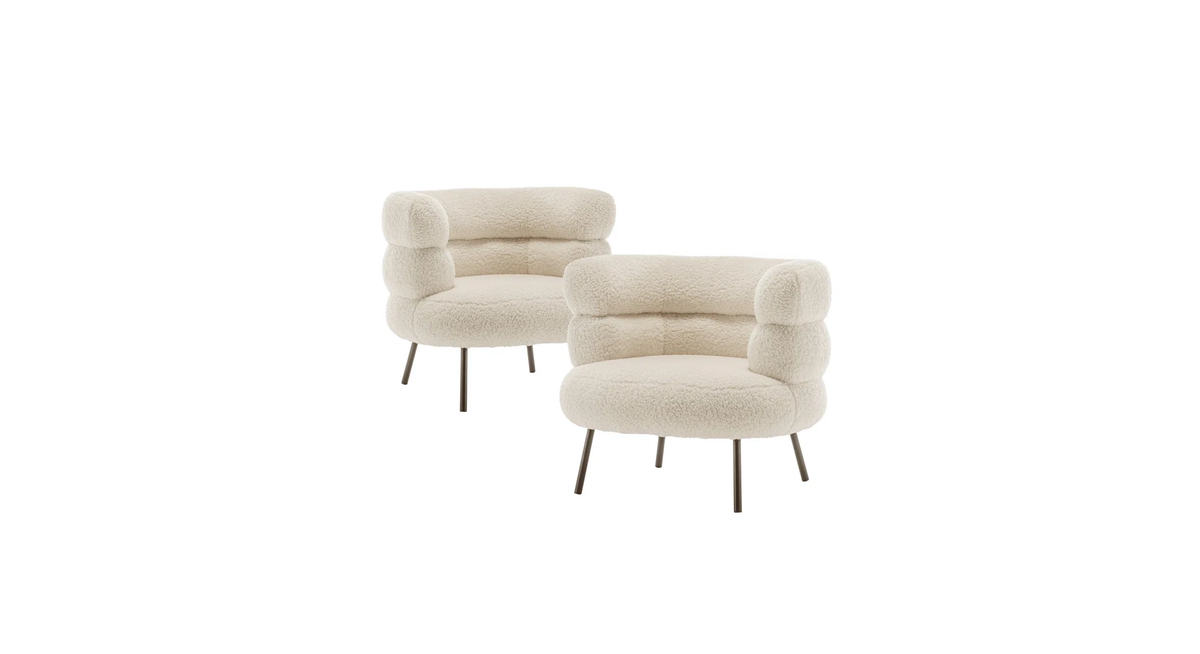 CreativeDecore Velvet CliveAccent Chair/Lounge Chair for  Living Room, Bedroom, Armchair Sofa Chair with natural finish Black  legs
