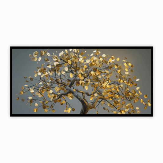 Tree with Gold Coin: Wall Paintings by Creative Decor
