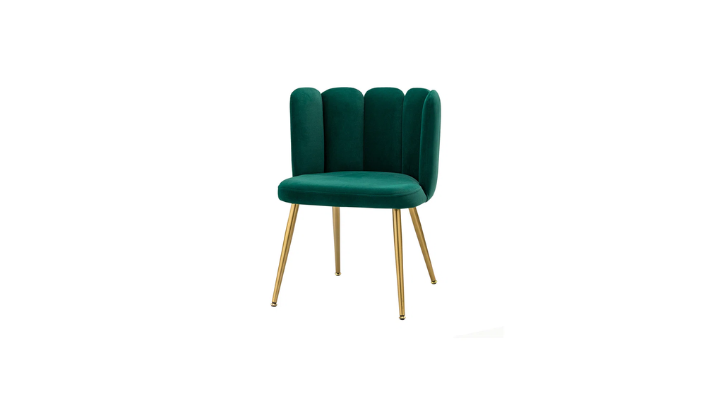CreativeDecore Velvet marsillio   Accent Chair/dining chair/café chair/side chair   for  Living Room, dining room ,restaurant  Armchair  with Gold Legs.