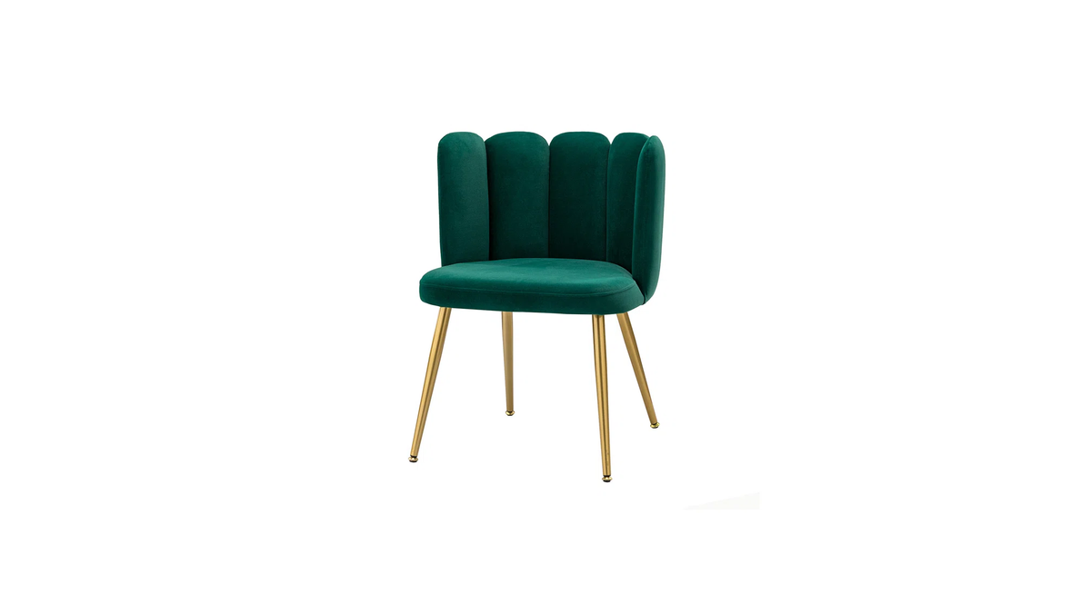 CreativeDecore Velvet marsillio   Accent Chair/dining chair/café chair/side chair   for  Living Room, dining room ,restaurant  Armchair  with Gold Legs.