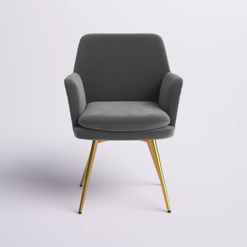 CreativeDecore Velvet Tonas   Accent Chair/dining chair/café chair  for  Living Room, dining room ,restaurant  Armchair  with Gold Legs.