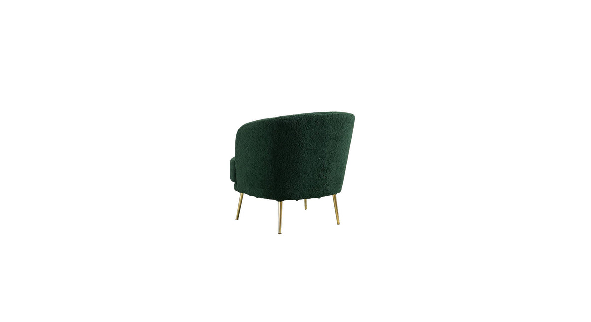 CreativeDecore Velvet Cititum Accent Chair/Lounge Chair for  Living Room, Bedroom, Armchair Sofa Chair with natural finish golden legs