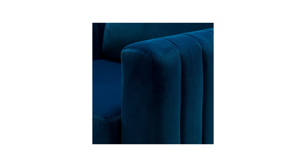 CreativeDecore Velvet Rafeal  Accent Chair/Lounge Chair for  Living Room, Bedroom, Armchair Sofa Chair with Gold Legs.