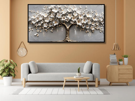 Tree With Vintage Pearls: Wall Paintings by Creative Decor