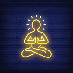 "Neon Light Meditation - Relaxing LED Lamp for Calm and Stress Relief"