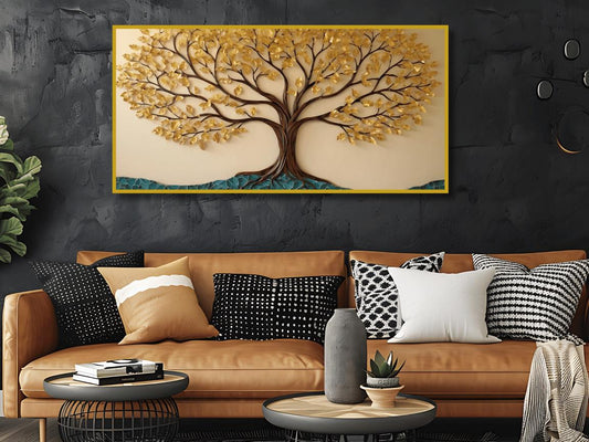 Vintage Tree in Water: Wall Paintings by Creative Decor