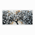 Tree With Silver Leaf: Wall Paintings by Creative Decor