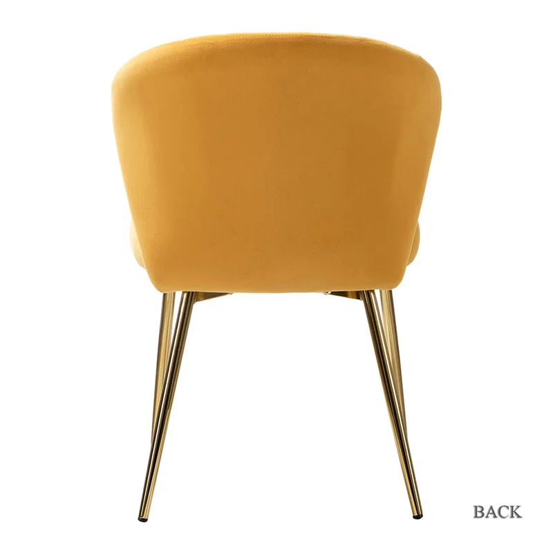 CreativeDecore Velvet Chimene Accent Chair/dining chair/café chair  for  Living Room, dining room ,restaurant  Armchair  with Gold Legs.