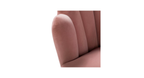 CreativeDecore Velvet Rae Accent Chair/Lounge Chair for  Living Room, Bedroom, Armchair Sofa Chair with natural finish wooden legs