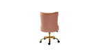 CreativeDecore Velvet Swen task chair /study chair /office chair   for  study  Room, office  , swivel Armchair  with Gold base