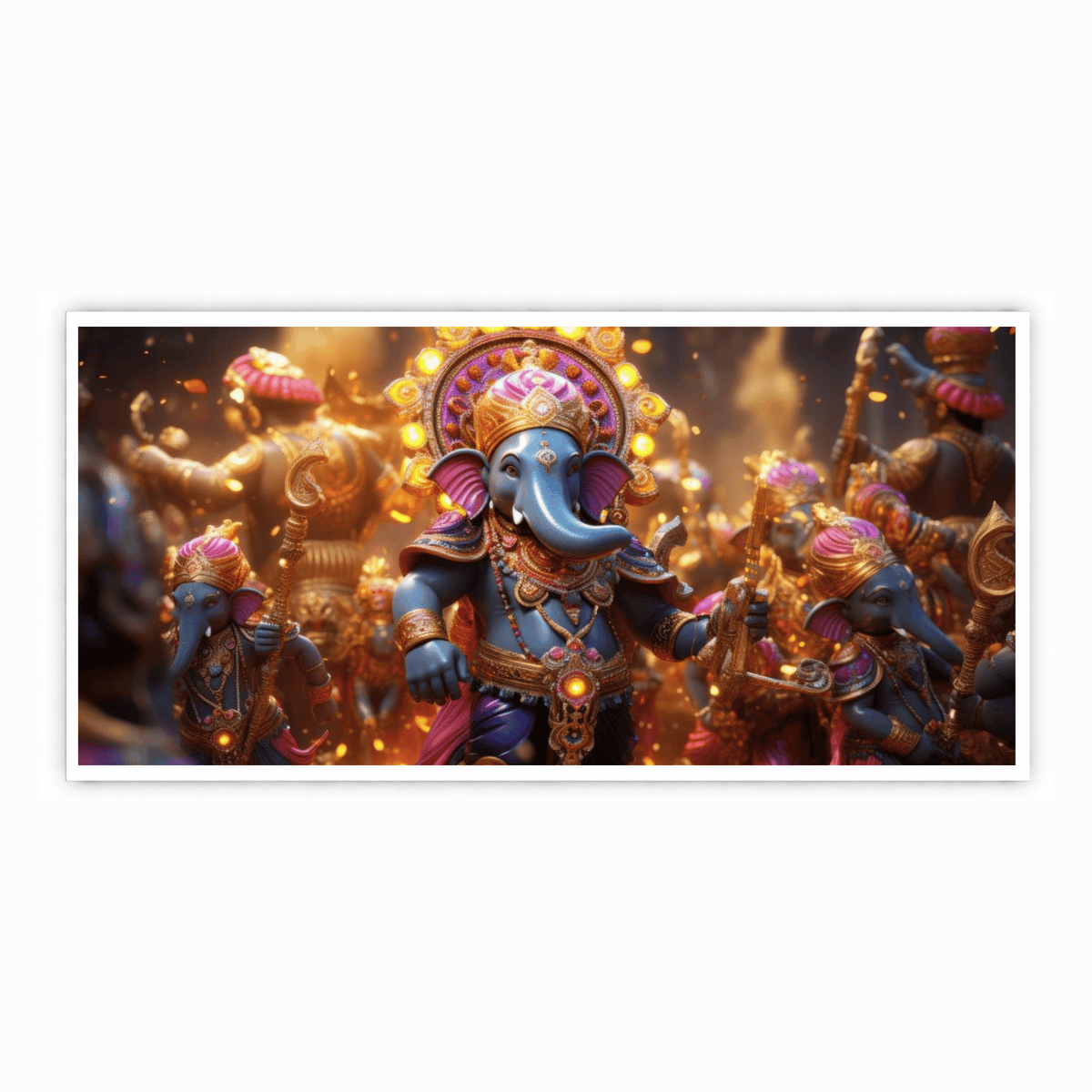: Dancing Ganesh Ji Idol - Divine Art for Home Décor & Worship