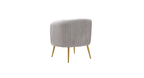 CreativeDecore Velvet Leiser Accent Chair/Lounge Chair for  Living Room, Bedroom, Armchair Sofa Chair with Gold Legs.