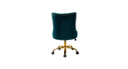 CreativeDecore Velvet Swen task chair /study chair /office chair   for  study  Room, office  , swivel Armchair  with Gold base