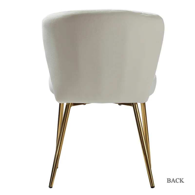 CreativeDecore Velvet Chimene   Accent Chair/dining chair/café chair  for  Living Room, dining room ,restaurant  Armchair  with Gold Legs.