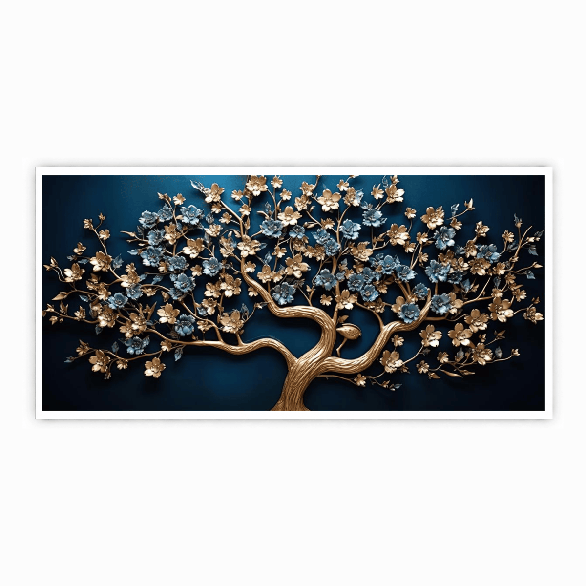 Gold Ruby tree: Wall Paintings by Creative Decor