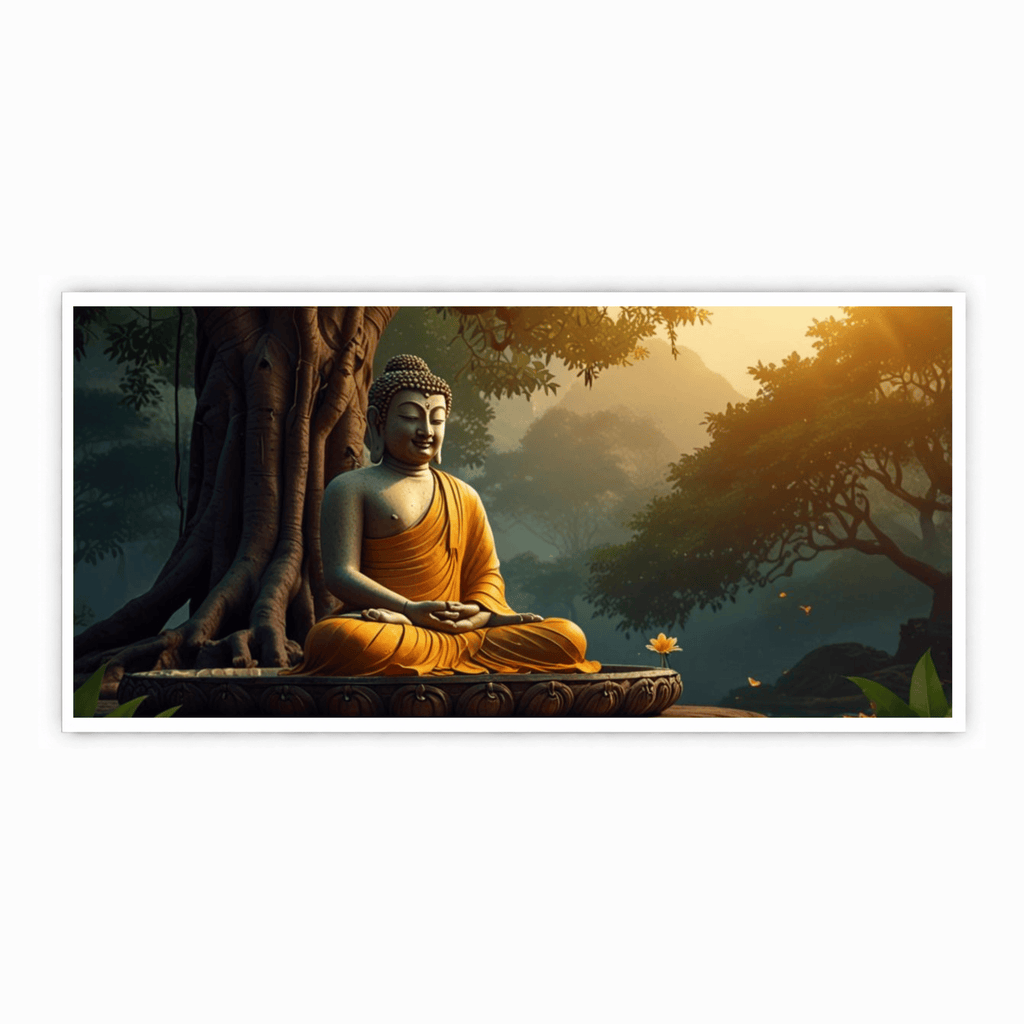 Buddha Ji Sitting Under Tree Sculpture