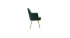 CreativeDecore Velvet Tonas   Accent Chair/dining chair/café chair  for  Living Room, dining room ,restaurant  Armchair  with Gold Legs.