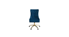 Doe Buck Velvet Swen task chair /study chair /office chair   for  study  Room, office  , swivel Armchair  with Gold base