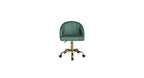 CreativeDecore Velvet Hindmen  task chair /study chair /office chair   for  study  Room, office  , swivel Armchair  with Gold base