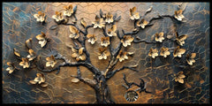 Tree With Golden Leaf: Wall Paintings by Creative Decor