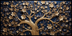 Tree with Gold touch: Wall Paintings by Creative Decor