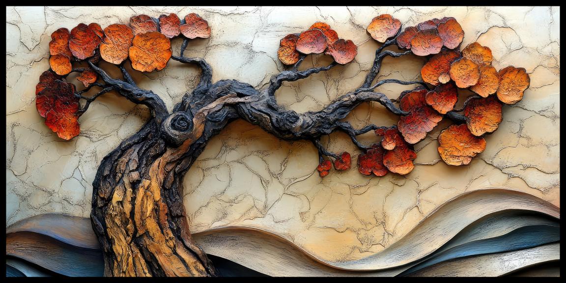 An Vintage Old Tree: Wall Paintings by Creative Decor
