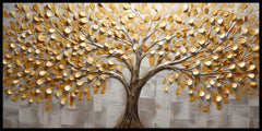 Gold Leaf tree: Wall Paintings by Creative Decor