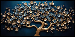 Gold Ruby tree: Wall Paintings by Creative Decor