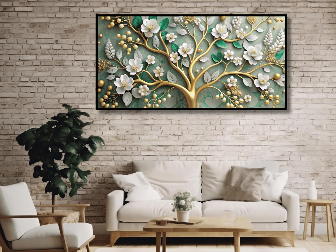 Amazing colorfull tree painting: Wall Paintings by Creative Decor