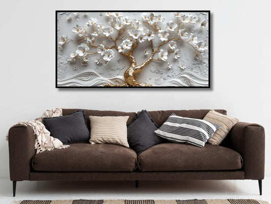 Tree like vintage snow shadow: Wall Paintings by Creative Decor