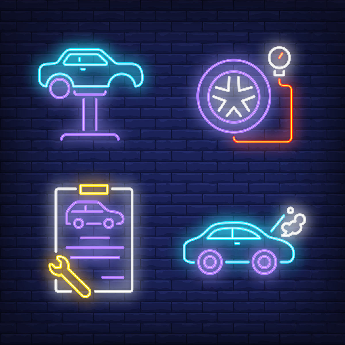 : Neon Light for Car Repairing Shop - Bright and Energy-Efficient