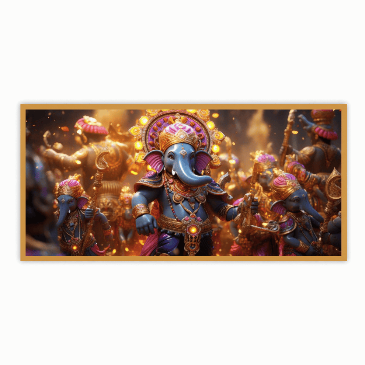 : Dancing Ganesh Ji Idol - Divine Art for Home Décor & Worship