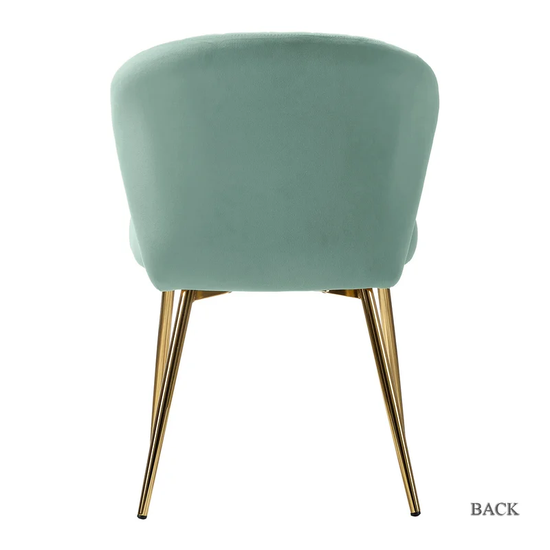 CreativeDecore Velvet Chimene   Accent Chair/dining chair/café chair  for  Living Room, dining room ,restaurant  Armchair  with Gold Legs.