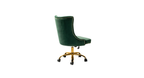 CreativeDecore Velvet Swen task chair /study chair /office chair   for  study  Room, office  , swivel Armchair  with Gold base