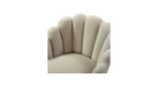 CreativeDecore Velvet Rae Accent Chair/Lounge Chair for  Living Room, Bedroom, Armchair Sofa Chair with natural finish wooden legs