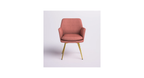 CreativeDecore Velvet Tonas   Accent Chair/dining chair/café chair  for  Living Room, dining room ,restaurant  Armchair  with Gold Legs.