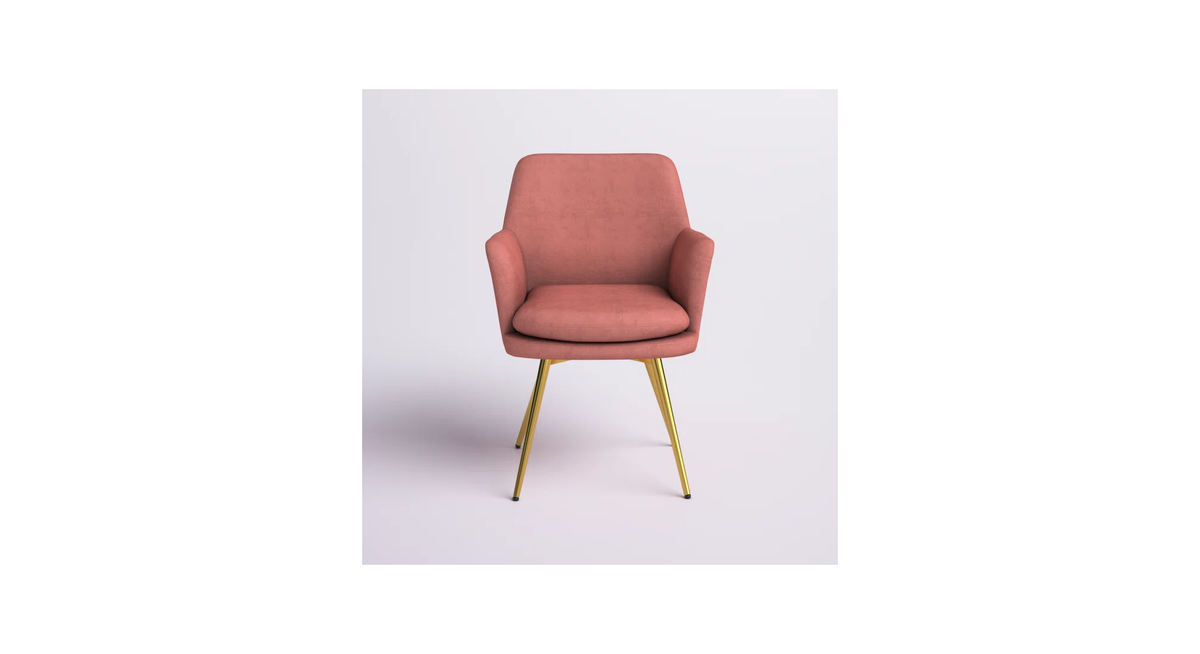 CreativeDecore Velvet Tonas   Accent Chair/dining chair/café chair  for  Living Room, dining room ,restaurant  Armchair  with Gold Legs.