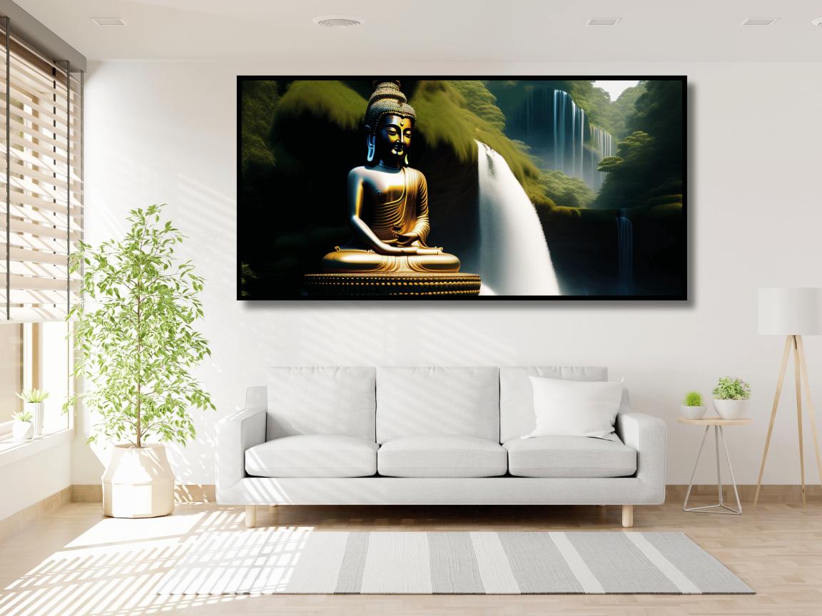 Lord Buddha: Wall Paintings by Creative Decor