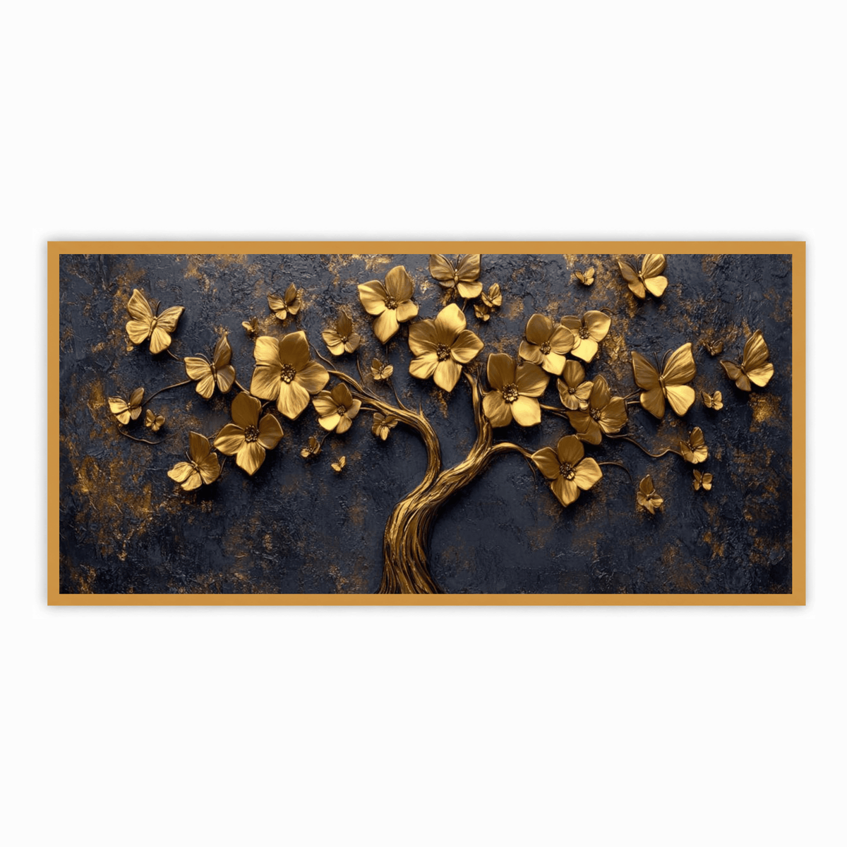 All gold In tree: Wall Paintings by Creative Decor
