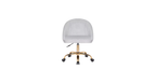 CreativeDecore Velvet Hindmen  task chair /study chair /office chair   for  study  Room, office  , swivel Armchair  with Gold base