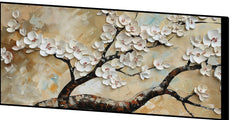 Tree with White Flower: Wall Paintings by Creative Decor