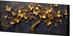 All gold In tree: Wall Paintings by Creative Decor